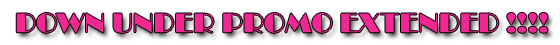 DOWN UNDER 10% OFF PROMO