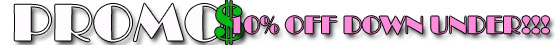 DOWN UNDER 10% OFF PROMO