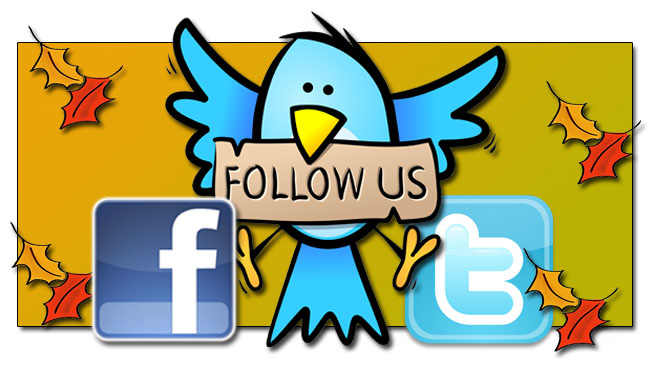 Follow us on your favorite social media site