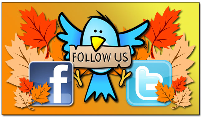 Follow us on your favorite social media site!!