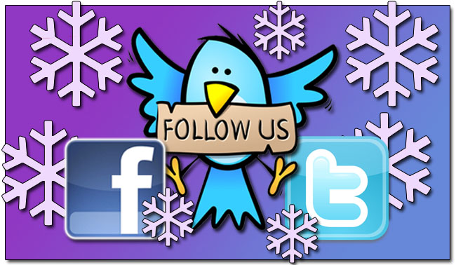 Follow us on your favorite social media site